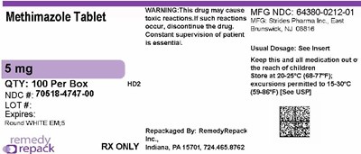 Mm1 (Methimazole 5mg 70518 4747 00)